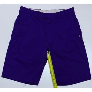 RLX Ralph Lauren Mens Blue Golf Shorts Size 30 Performance Polyester Flat Front